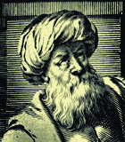 chapter: 'Seeing in Detail', Ibn al-Haytham. Hevelius' Selenographia frontispiece